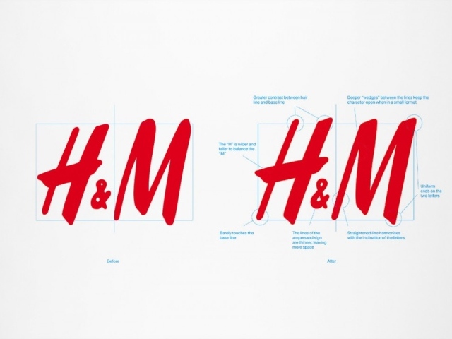 Чертеж бренда одежды H&M