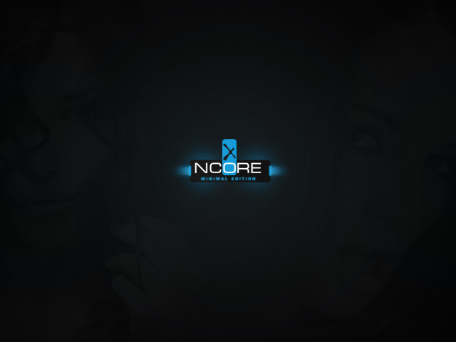 Девушка на темном фоне