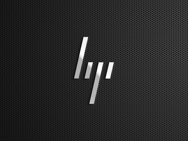 Строгий логотип HP
