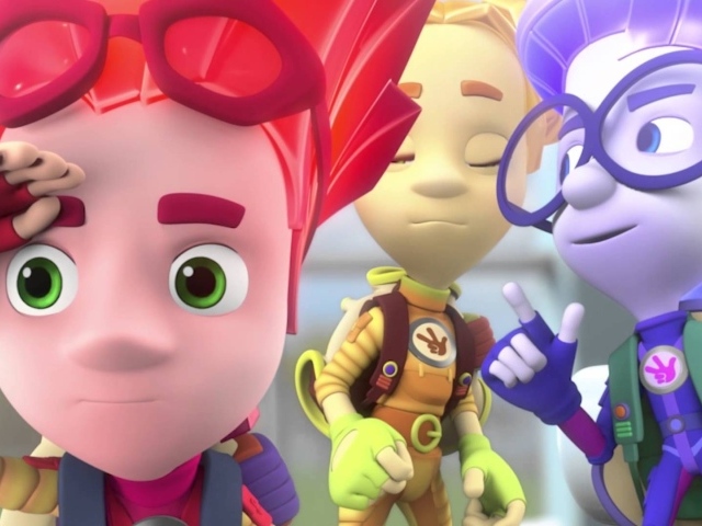 Герои мультфильма Фиксики