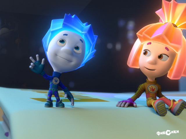 Фиксик показывает вверх