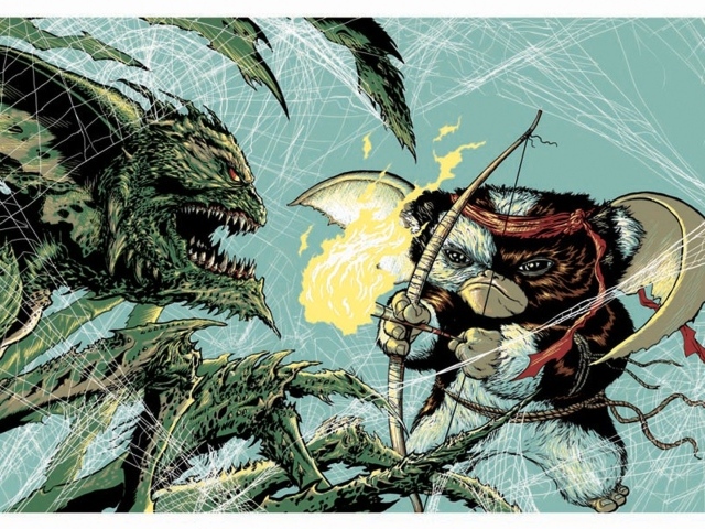 Гремлин из мультфильма