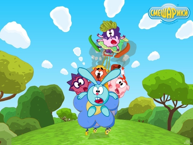 Кадр из мультфильма Смешарики