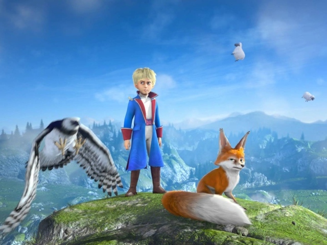 Маленький принц с лисой