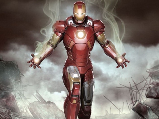 Железный человек из комиксов Марвела