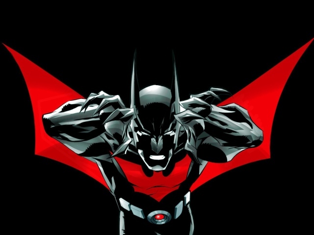 Бэтмен на черном фоне