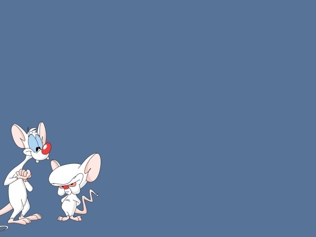 Пинки и Брайн из мультфильма