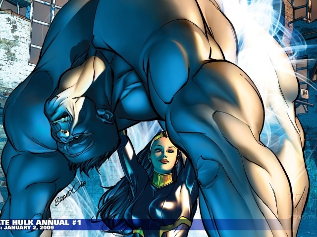 Девушка кидает Хулка