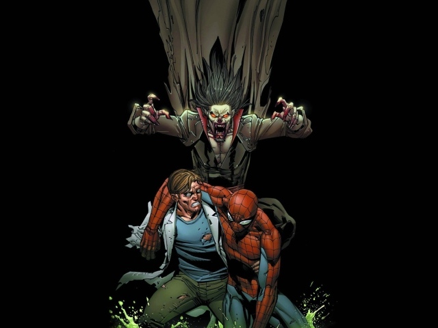 Раненый человек паук