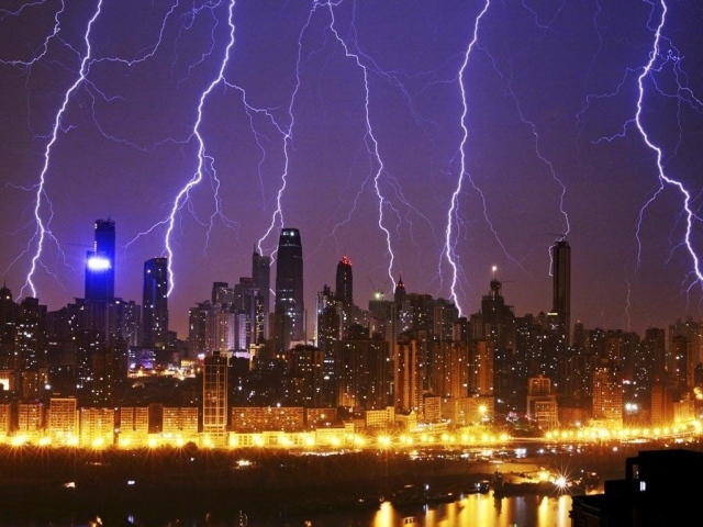 Грозовая ночь в Китае