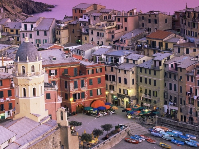 Итальянский город у моря