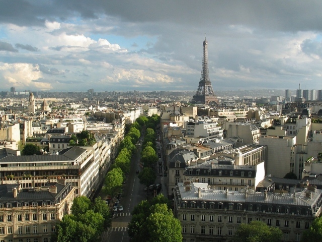 Улицы Парижа Франция