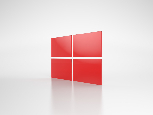 Красный логотип Windows 8