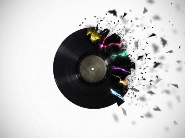 Горящая пластинка