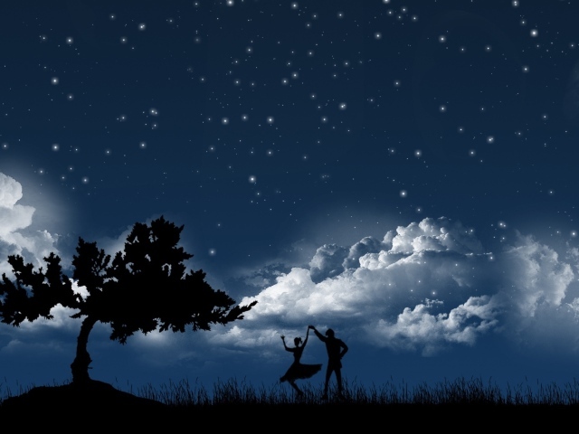 Танец под луной