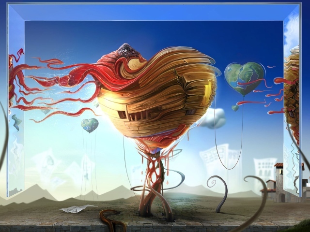 Летающее сердце