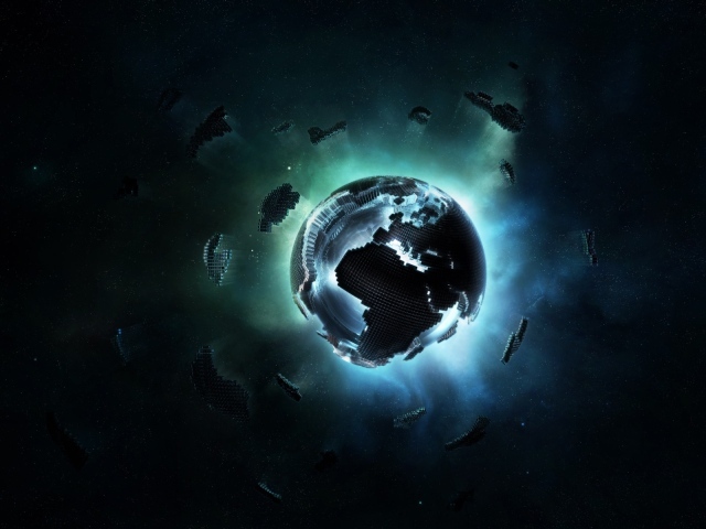 Пиксельная Земля