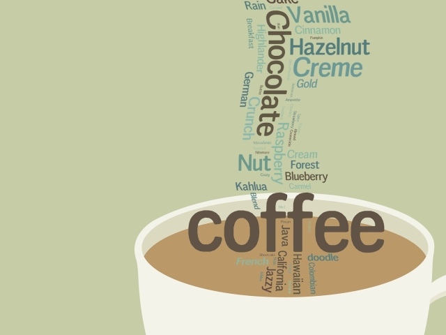 Чашка кофе и его ароматы