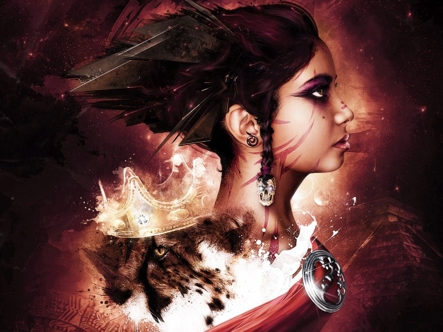 Профиль девушки