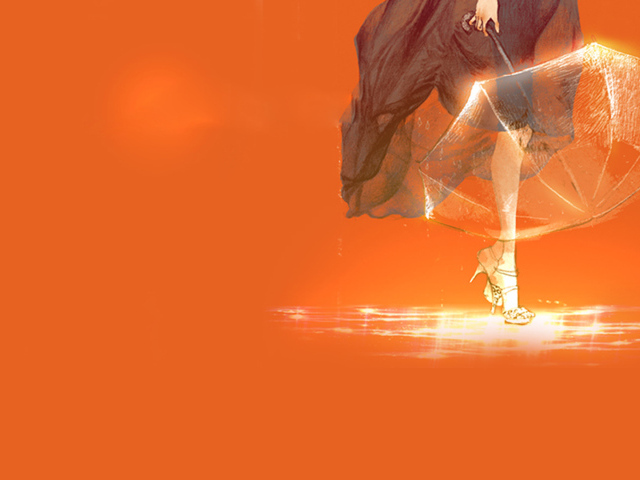 Прозрачный зонтик