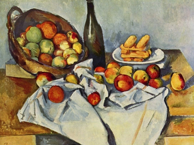 Картина Сезанна - Еда