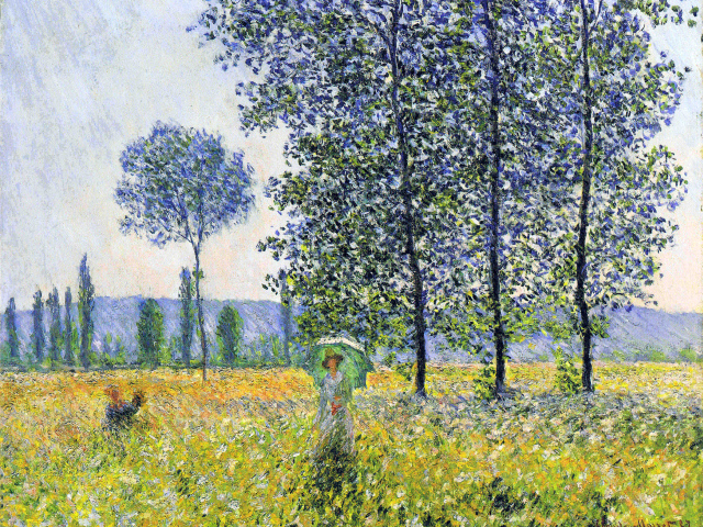 Картина Клода Моне - Солнечный свет