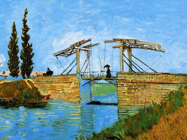 Картина Винсента Ван Гога - Мост Ланглуа