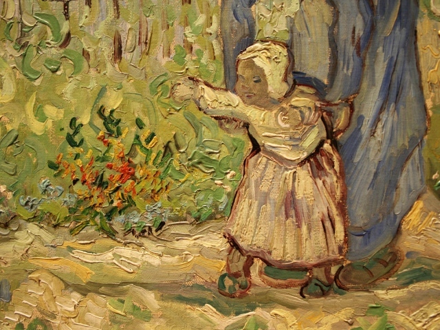 Картина Винсента Ван Гога - Маленькая девочка