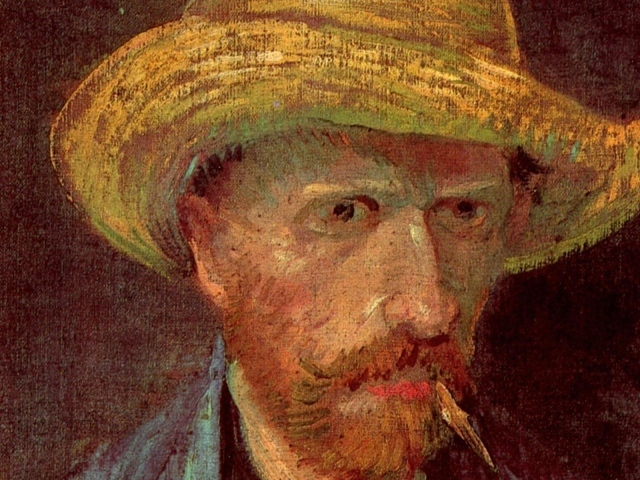 Картина Винсента Ван Гога - Человек в шляпе