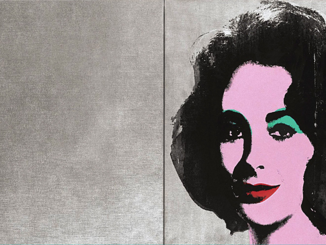 Картина Энди Уорхола красивой женщины