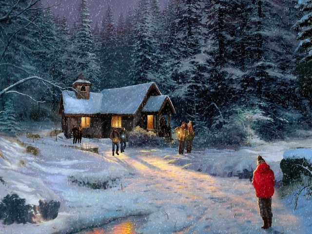 Картина Кинкейд Рождество