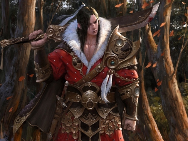 Парень в доспехах