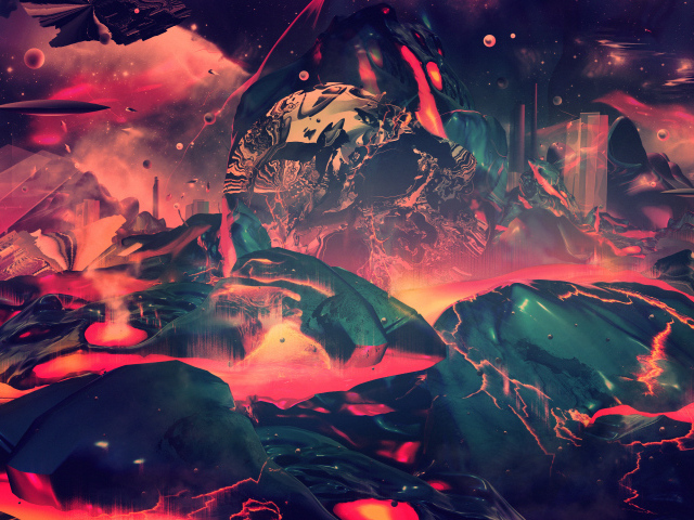  Абстрактные Потоки лавы