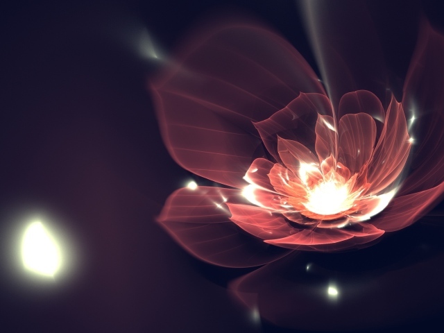 Светящийся цветок