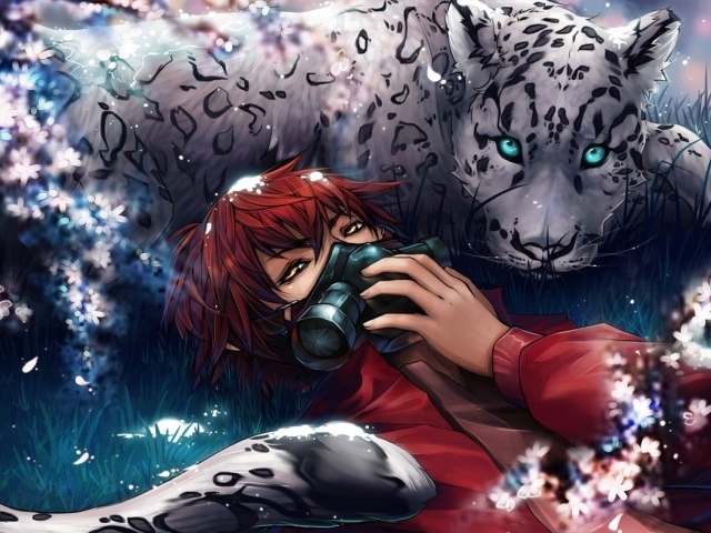 Снежный барс и девочка