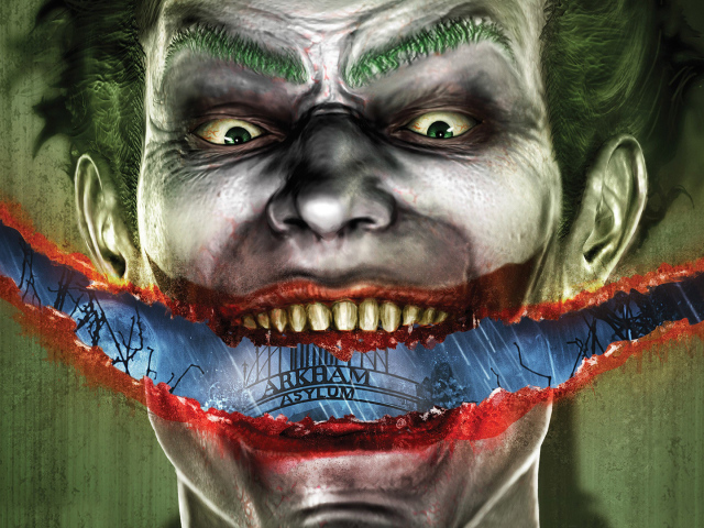 Широкая улыбка Джокера