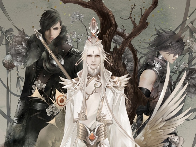 Ангел около дерева