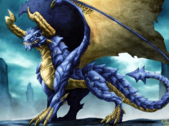 Синий дракон