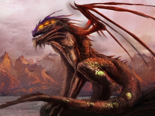 Дракон сидит у моря