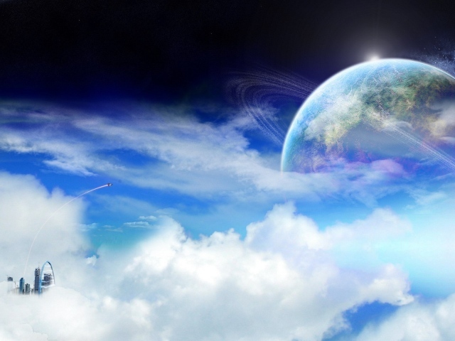 Планета в облаках