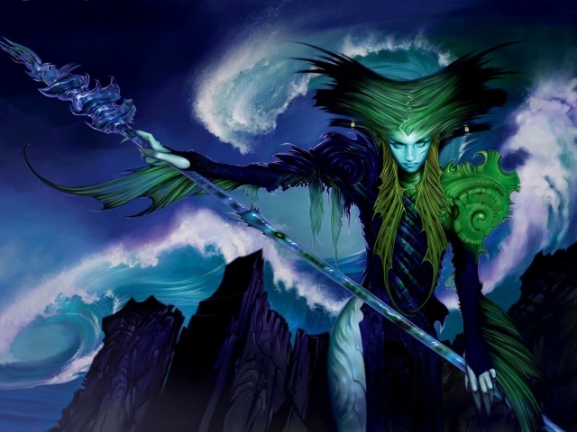 Колдунья с жезлом