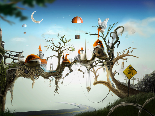 Город на деревьях