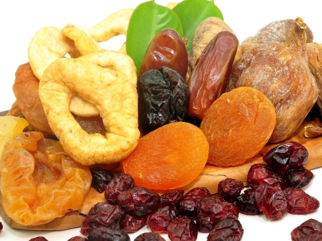 Многообразие сушеных фруктов