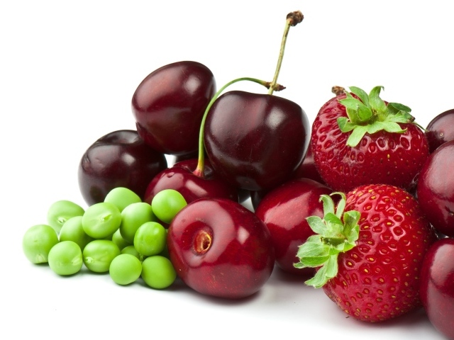 Ягоды и горох