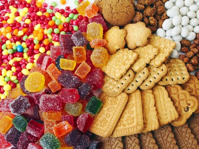 Печенье и конфеты