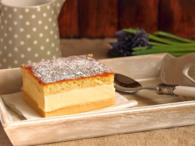 Персиковый бисквит