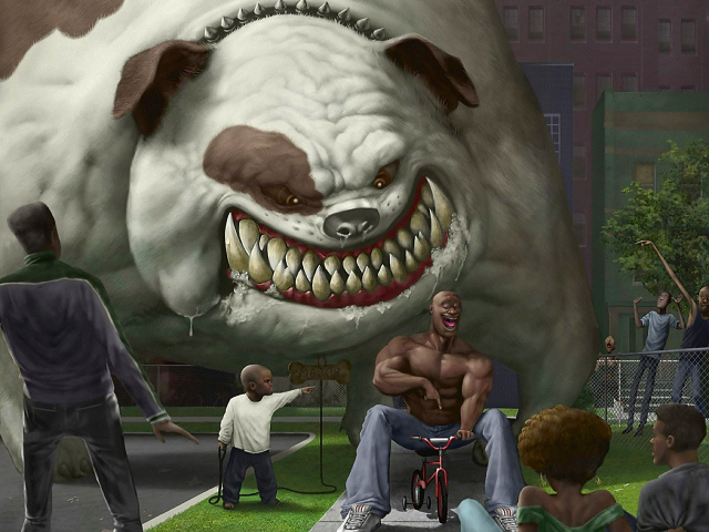 Шутка с собакой