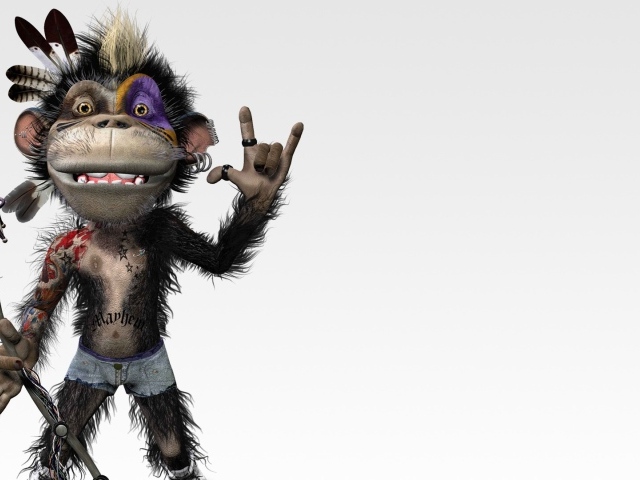 Обезьяна певица