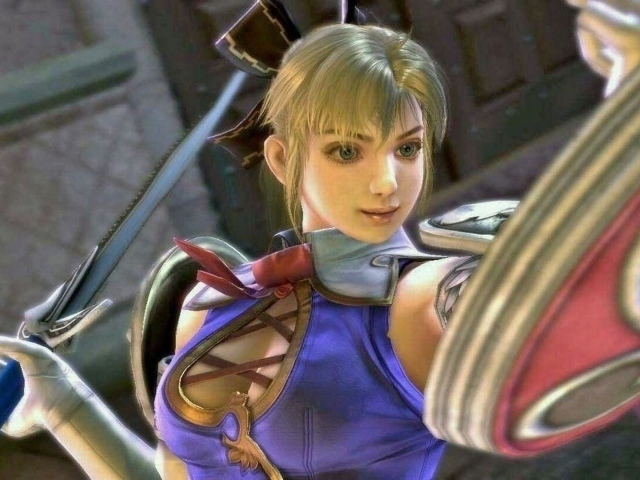 Боевая девушка из игры