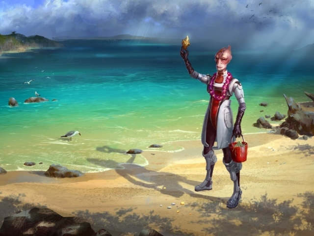 Фанарт из игры Масс эффект